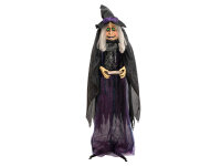EUROPALMS Halloween Figur Hexe Marie, animiert, 180cm